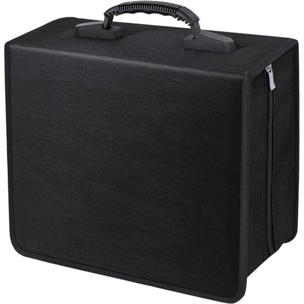 Large CD DVD Storage Binder 400 Capacity Case Holder
